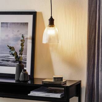 Westinghouse hanglamp 6338540, gegolfd glas brons, transparant