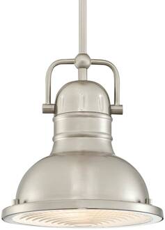 Westinghouse hanglamp Boswell, kleur geborsteld nikkel geborsteld nikkelkleurig