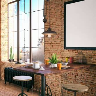 Westinghouse hanglamp Iron Hill, instelbaar brons, zwart