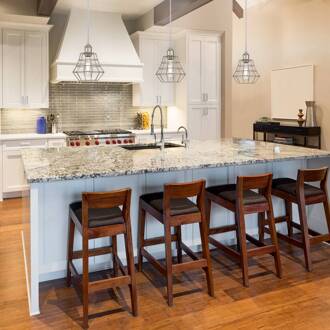 Westinghouse hanglamp Nathan, kooiconstructie geborsteld nikkel