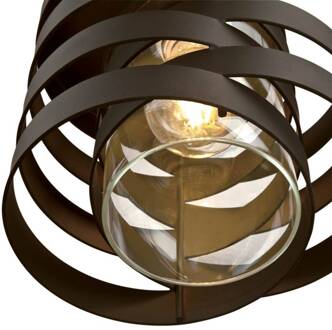 Westinghouse Hanglamp Westinghouse Charlize met metalen ringen brons geolied