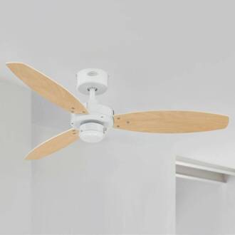 Westinghouse Jet II - plafondventilator met trekschakelaar wit, helder ahorn