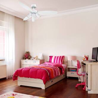 Westinghouse Jet Plus ventilator met licht 3-lamps. wit