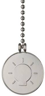 Westinghouse lampen Medaillon ketting nikkel geborsteld nikkel