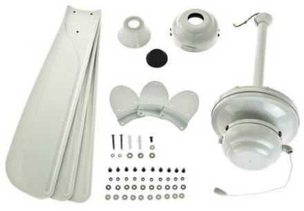 Westinghouse Mountain Gale ventilator in het wit