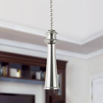 Westinghouse Pokal trekketting in nikkel geborsteld nikkel