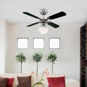 Westinghouse Portland Ambiance ventilator licht chroom, zwart, wit