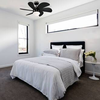 Westinghouse Turbo Swirl - compacte ventilator zwart