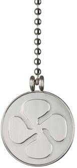 Westinghouse ventilatoren-Medaillon ketting nikkel geborsteld nikkel