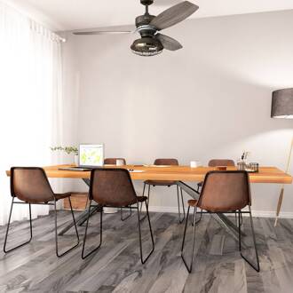 Westinghouse Welford plafondventilator met LED brons verweerd, hout donker