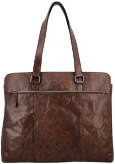 Westland Laptopbag dark brown Bruin - H 32 x B 40 x D 13.50 cm