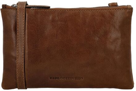 Westland Shoulderbag cognac damestas - H 15 x B 24 x D 5 cm