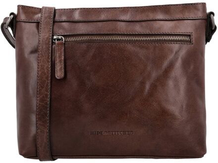 Westland Shoulderbag dark brown damestas Bruin - H 22.50 x B 28.50 x D 8 cm