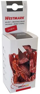 Westmark Binddraad Voor BBQ Vlees 2x60m Rood/wit