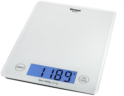 Westmark Electronische Weegschaal glas wit