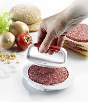 Westmark hamburgerpers - 14,8 cm Wit