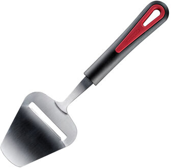 Westmark keuken gerei - kaasschaaf - zilver/zwart/rood - RVS - 24 x 7 cm