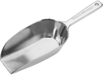 Westmark Keukenhulp voedsel doseer schep - aluminium - 113 ml - 18 x 7 cm - opstaande rand