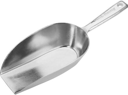 Westmark Keukenhulp voedsel doseer schep - aluminium - 75 ml - 16 x 6 cm - opstaande rand
