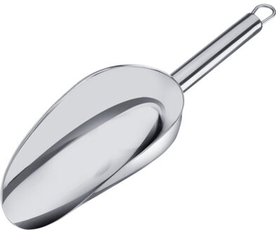 Westmark Keukenhulp voedsel doseer schep - rvs - 100 ml - 23 x 7 cm - opstaande rand