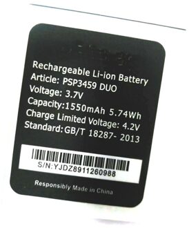 Westrock 1550 mAh PSP3459 DUO Batterij voor Prestigio PSP3459 Wise OX3 Wize N3 PSP3459DUO Mobiele Telefoon