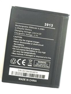 Westrock 2500mAh 3913 batterij voor WIKO 3913 mobiele telefoon