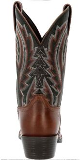 Westward Leren Heren Donker Kastanjebruine/Zwarte Onyx Laarzen - EU 46 / UK 11