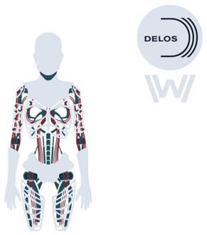 Westworld Delos Host Women's T-Shirt - White - S Wit