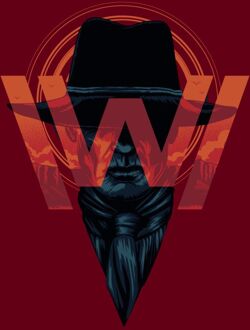 Westworld V.I.P Men's T-Shirt - Burgundy - S Wijnrood