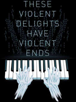 Westworld Violent Ends Hoodie - Black - XL Zwart