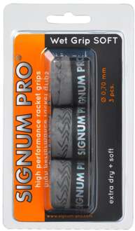 Wet Grip SOFT Verpakking 3 stuks grijs - nosize