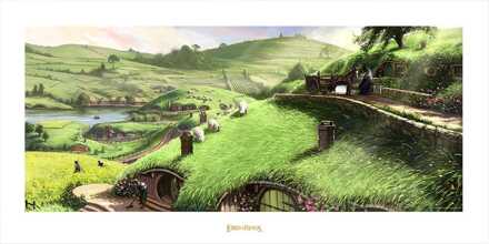 Weta Workshop Lord of the Rings Art Print Disturber of the Peace 59 x 30 cm