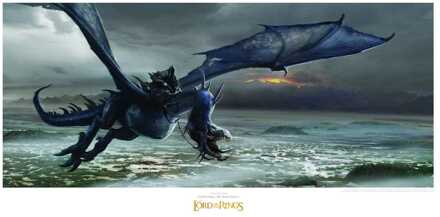 Weta Workshop Lord of the Rings Art Print Nazgul Ahunt 59 x 30 cm
