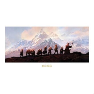 Weta Workshop Lord of the Rings Art Print The Fellowship of the Ring: 20th Anniversary 59 x 30cm