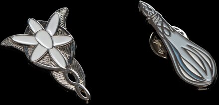 Weta Workshop Lord of the Rings Collectors Pins 2-Pack Evenstar & Galadriel's Phial