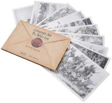 Weta Workshop Lord of the Rings Postcards Set Concept Art by Alan Lee: The Lord of the Rings 15 x 12 cm
