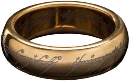 Weta Workshop Lord of the Rings Tungsten Ring The One Ring (gold plated) Size 10
