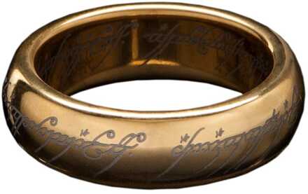 Weta Workshop Lord of the Rings Tungsten Ring The One Ring (gold plated) Size 13