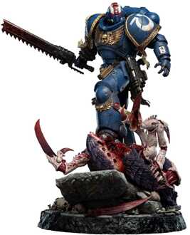 Weta Workshop Warhammer 40,000: Space Marine 2 Statue 1/6 Lieutenant Titus Battleline Edition 63 cm