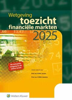 Wetgeving toezicht financiële markten 2025 -  E.P.M. Joosen (ISBN: 9789013178425)