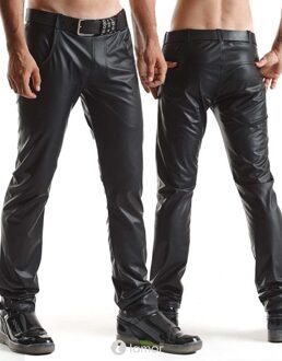 Wetlook heren broek,Vittori001 - Maat: S