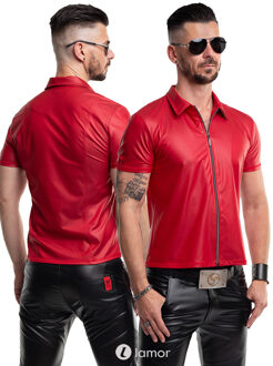 Wetlook heren Shirt , Mauricio001 - Maat: S