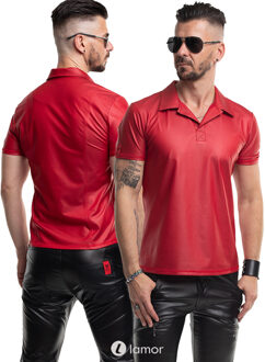 Wetlook heren Shirt , Serafino001 - Maat: S