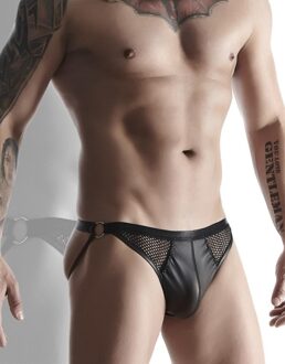 Wetlook heren slip met mesh inzetstukken ,BRI007 - Maat: S