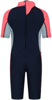 Wetsuit met contrasterende panelen voor kinderen (Fuchsia)