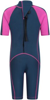 Wetsuit met contrasterende panelen voor kinderen (Roze) - 13J / 158cm