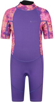 Wetsuit met korte print voor kinderen (Koraal)