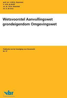 Wetsvoorstel Aanvullingswet Grondeigendom
