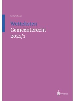 Wetteksten Gemeenterecht 2021/I