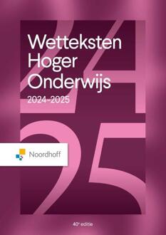 Wetteksten Hoger Onderwijs -  Redactieraad (ISBN: 9789001045579)